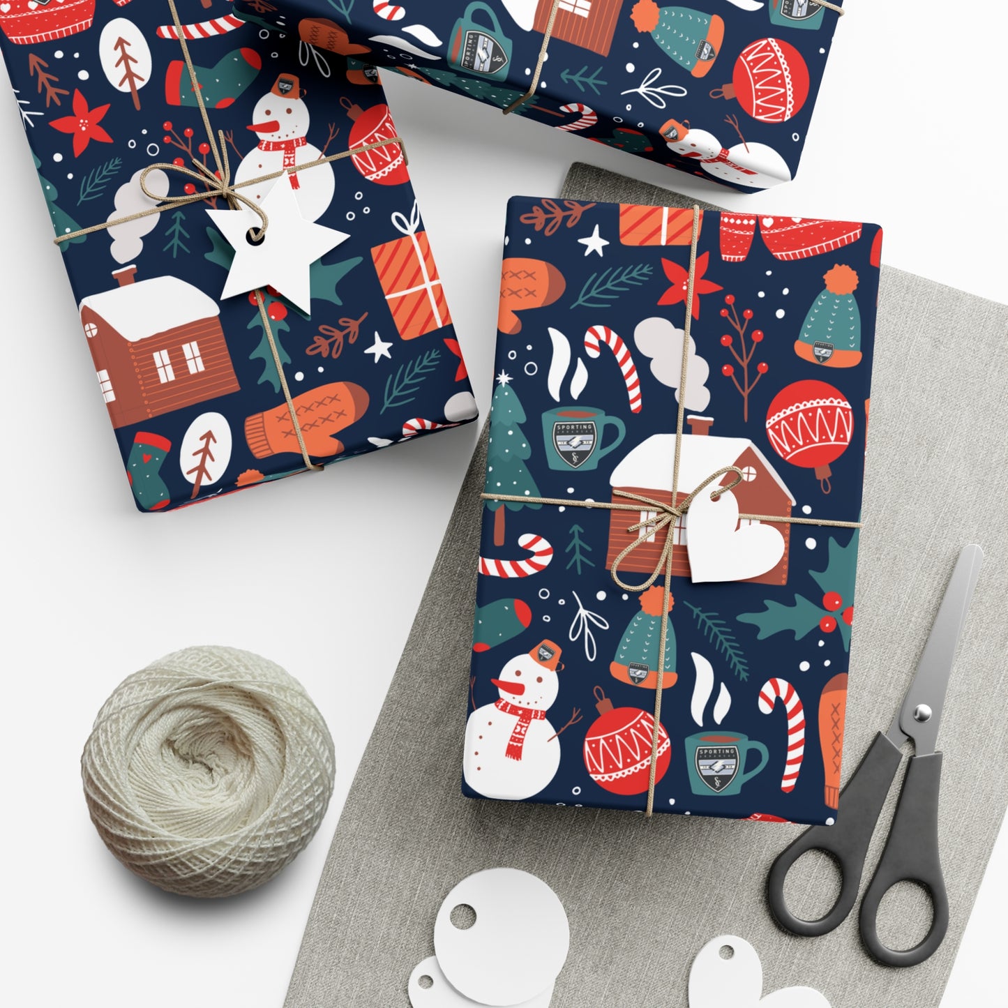 Holiday Gift Wrap  (Holiday Sweater Pattern)