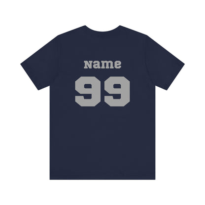 CUSTOM: Bella+Canvas T-Shirt (SS)  [Player Name | Number] [#SAR10.00020]