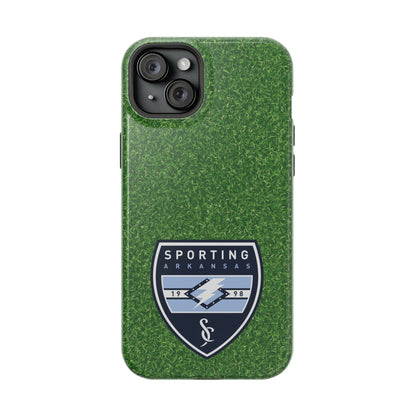 MagSafe Tough Case (iPhone)  (Soccer Pitch Pattern)