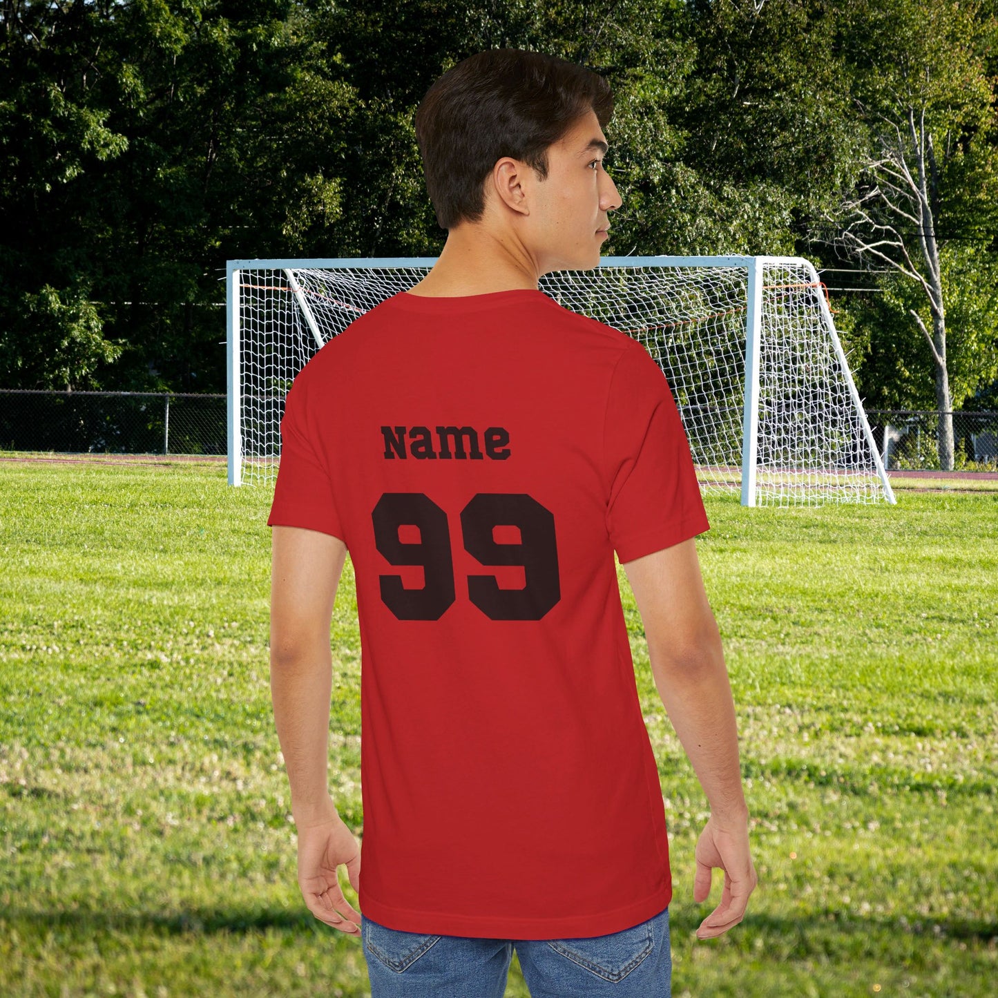 CUSTOM: Bella+Canvas T-Shirt (SS) Soccer Sideline Social Club [Player Name | Number]