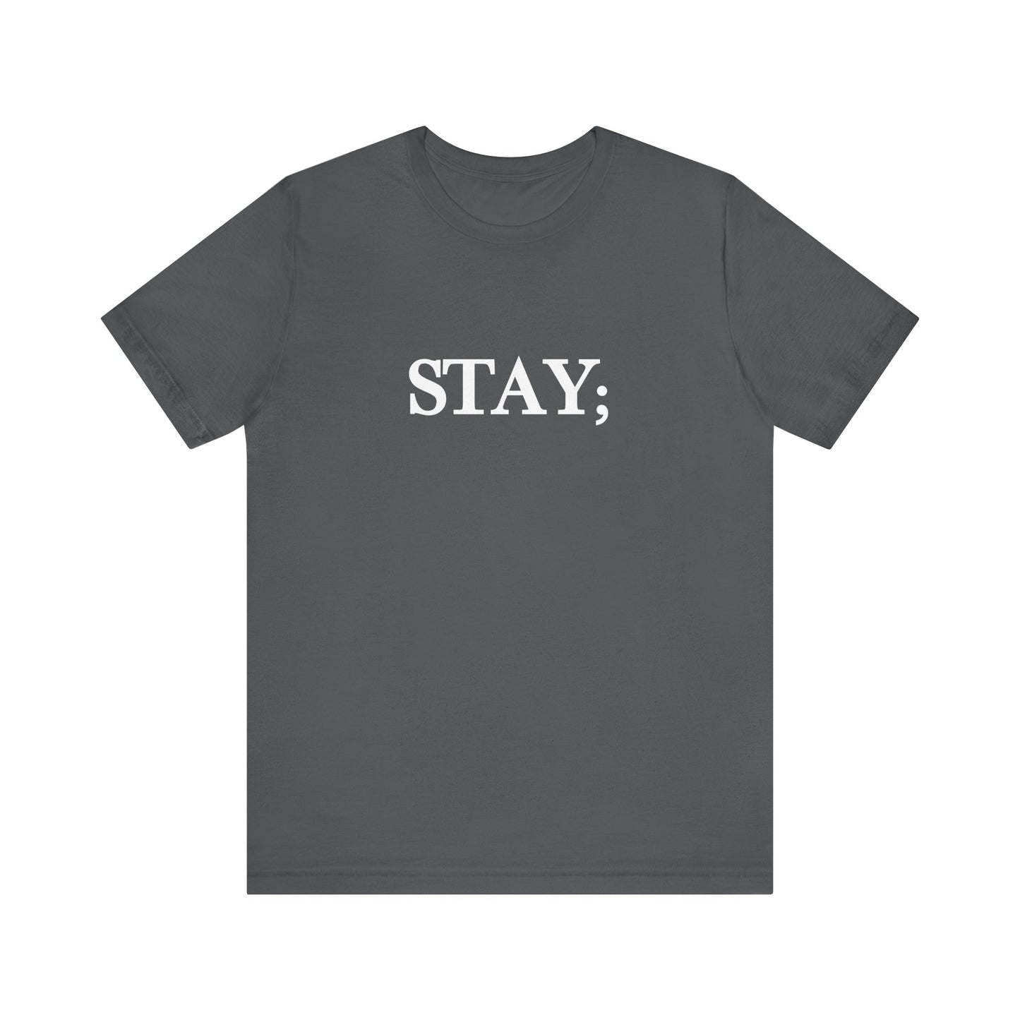 Bella+Canvas T-Shirt (SS) Stay; Black|White B