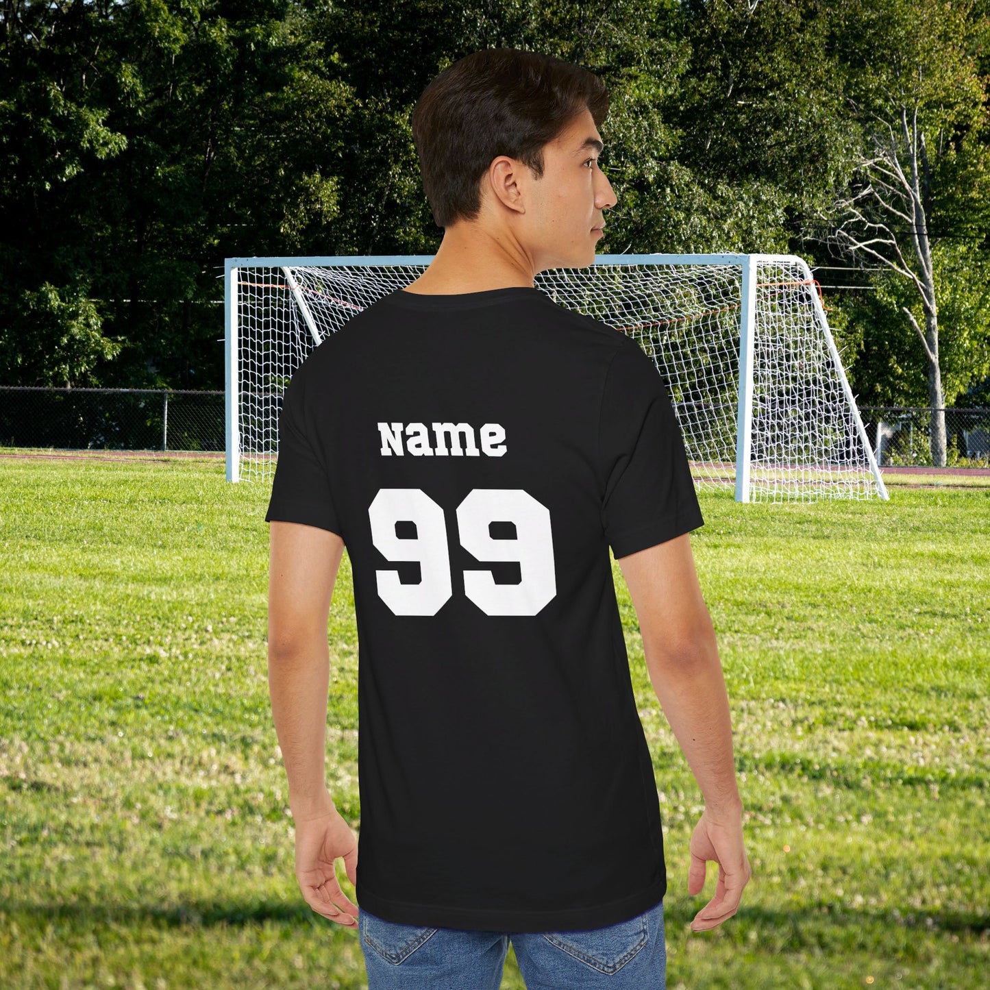 CUSTOM: Bella+Canvas T-Shirt (SS) Soccer Sideline Social Club [Player Name | Number]