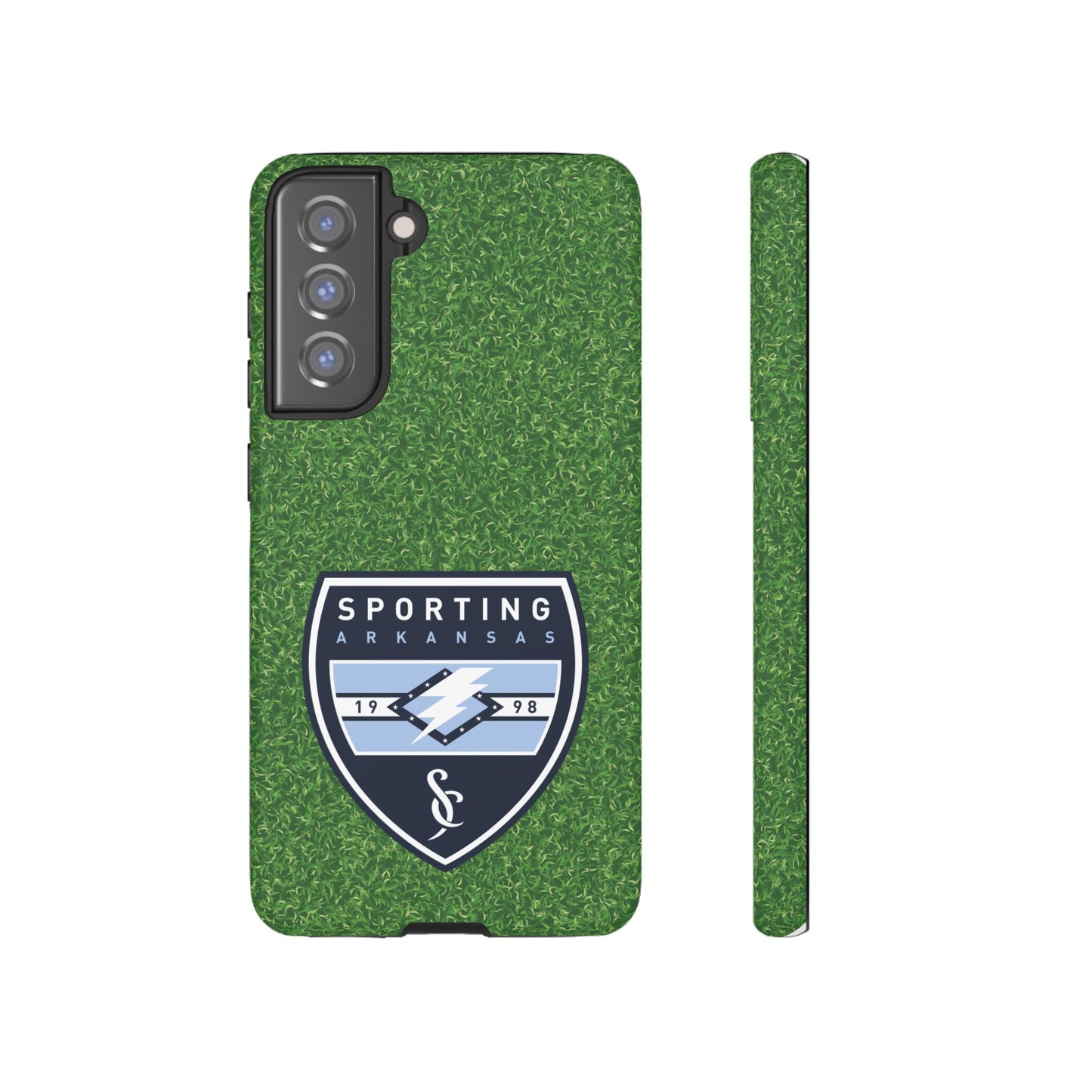 Tough Case (Samsung)  (Soccer Pitch Pattern)