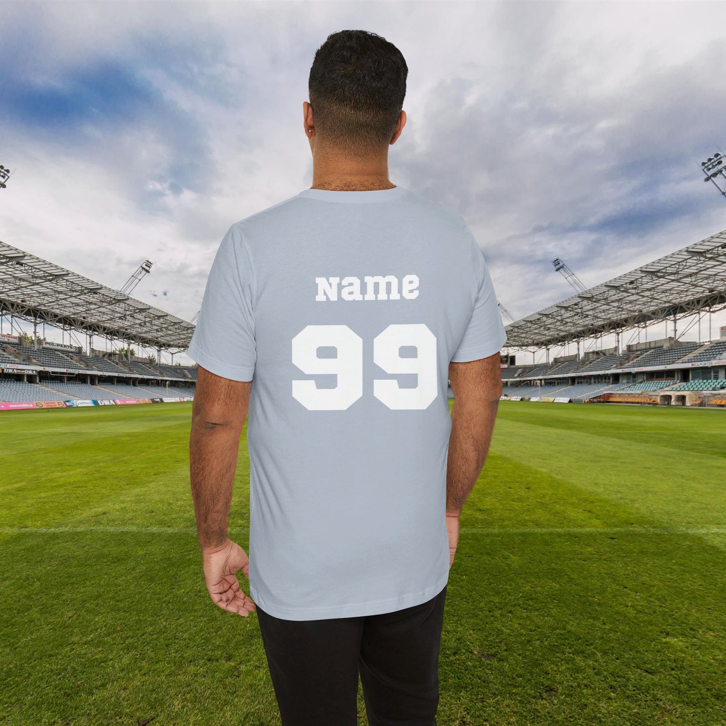 CUSTOM: Bella+Canvas T-Shirt (SS) Soccer Dad | Finance [Player Name | Number]