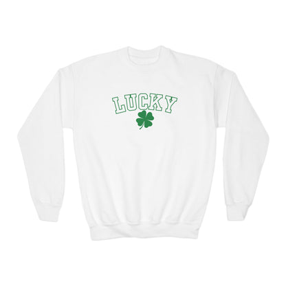 Gildan Youth Sweatshirt Lucky Clover