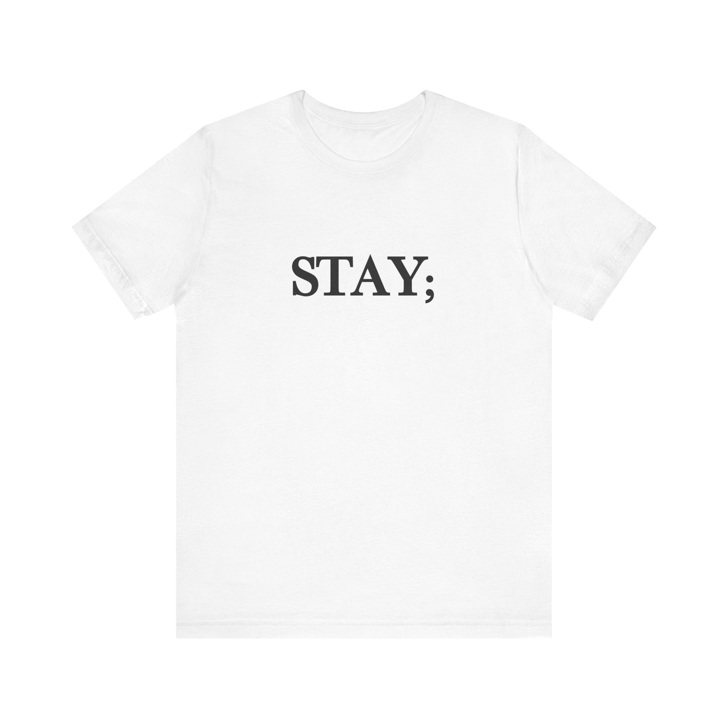 Bella+Canvas T-Shirt (SS) Stay; Black|White B