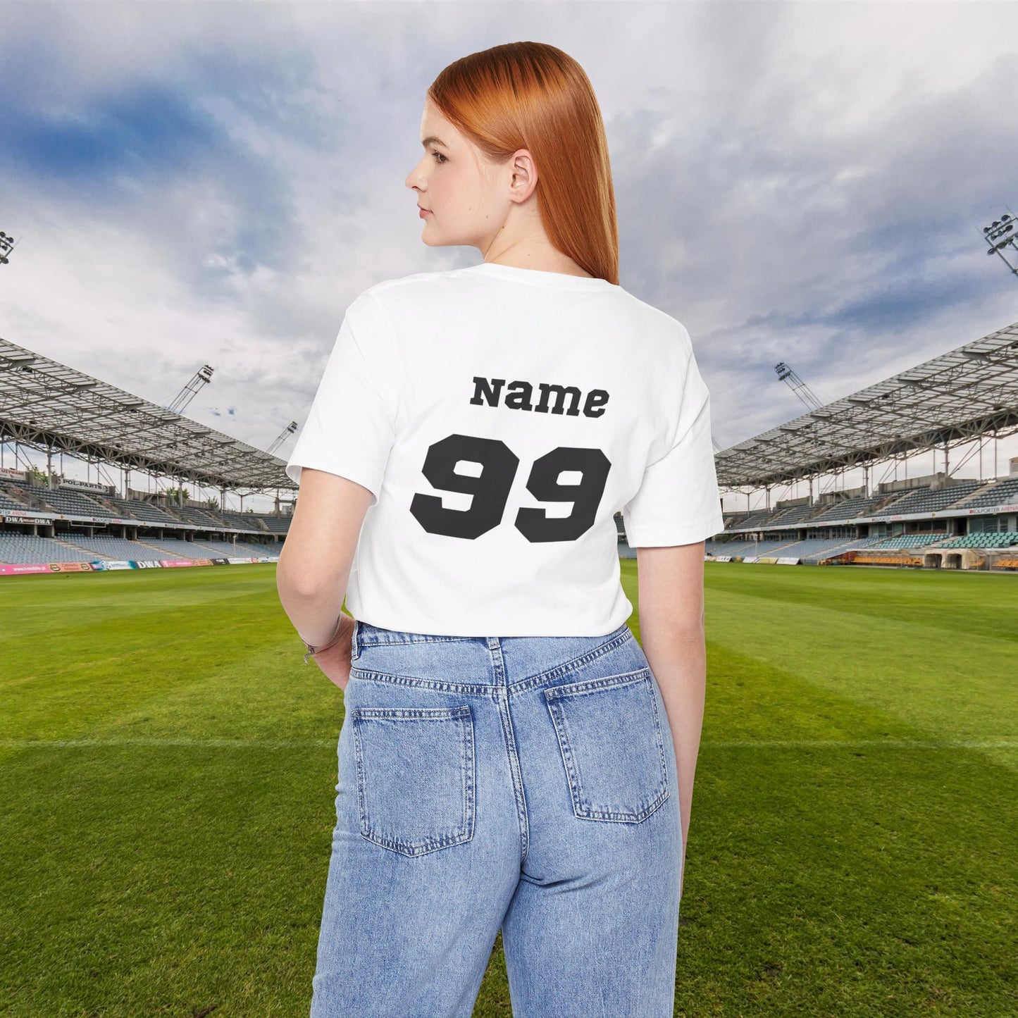 CUSTOM: Bella+Canvas T-Shirt (SS) Soccer Mom | Finance [Player Name | Number]