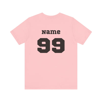 CUSTOM: Bella+Canvas T-Shirt (SS) Soccer Mom (Friends) [Player Name | Number]