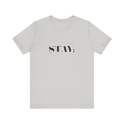 Bella+Canvas T-Shirt (SS) Stay; Black|White A