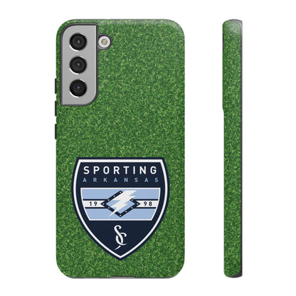 Tough Case (Samsung)  (Soccer Pitch Pattern)