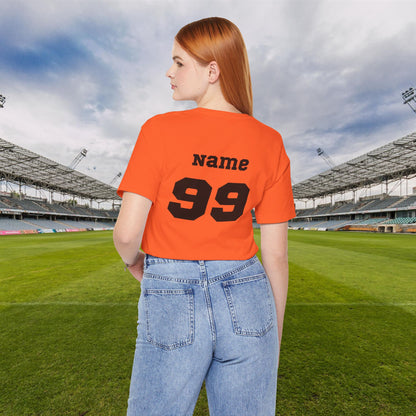 CUSTOM: Bella+Canvas T-Shirt (SS) Soccer Mom | Finance [Player Name | Number]