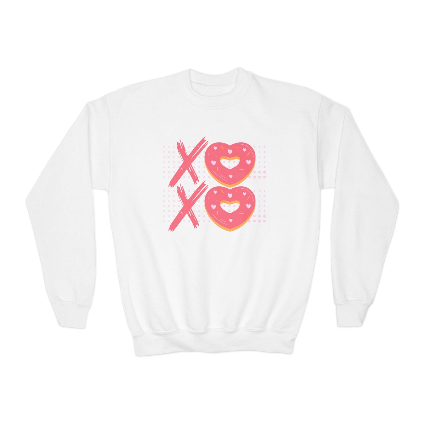 Gildan Youth Sweatshirt XOXO Donuts