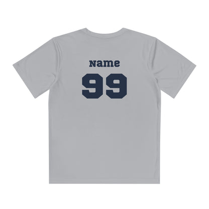 CUSTOM: Sport-Tek Youth T-Shirt (SS) Moisture Wicking  [Player Name | Number]