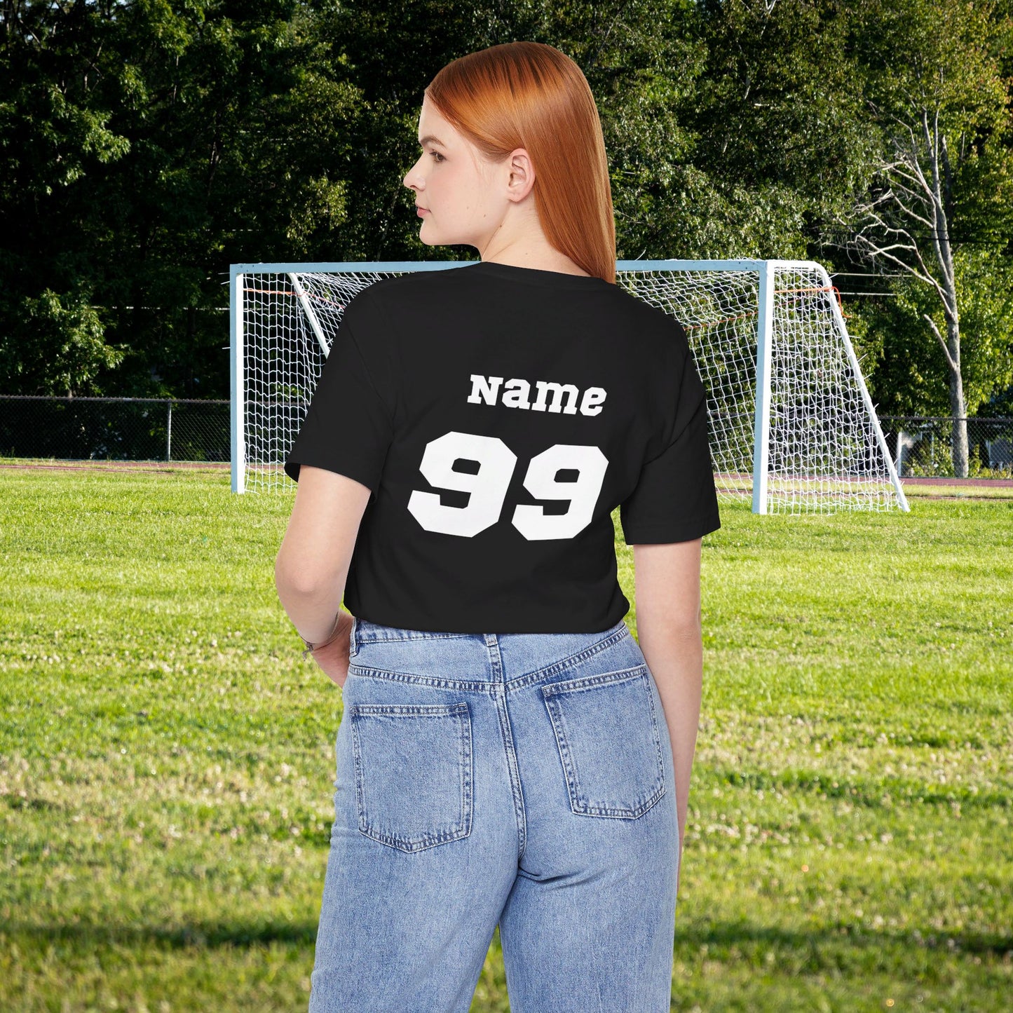 CUSTOM: Bella+Canvas T-Shirt (SS) Soccer Sideline Social Club [Player Name | Number]