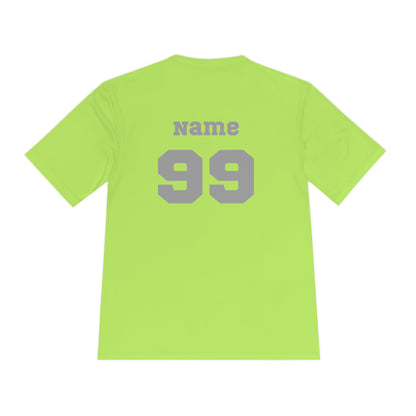 CUSTOM: Sport-Tek T-Shirt (SS) Moisture Wicking  [Player Name | Number]