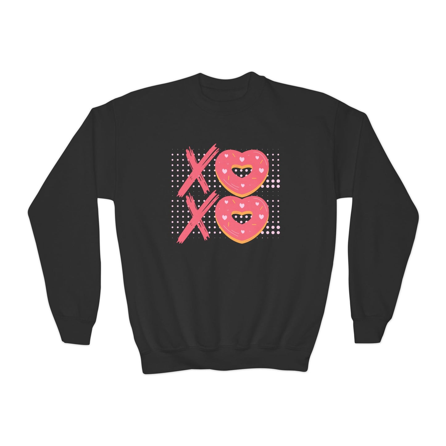 Gildan Youth Sweatshirt XOXO Donuts