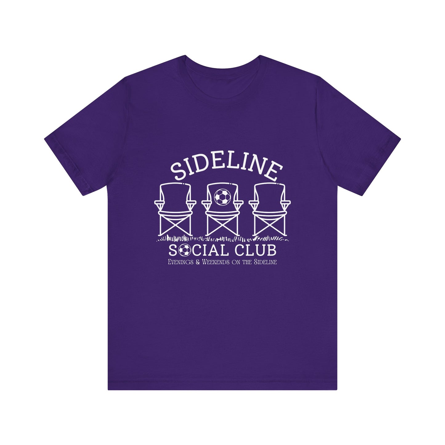 CUSTOM: Bella+Canvas T-Shirt (SS) Soccer Sideline Social Club [Player Name | Number]