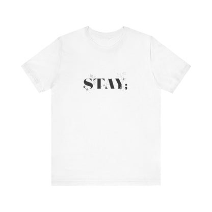 Bella+Canvas T-Shirt (SS) Stay; Black|White A