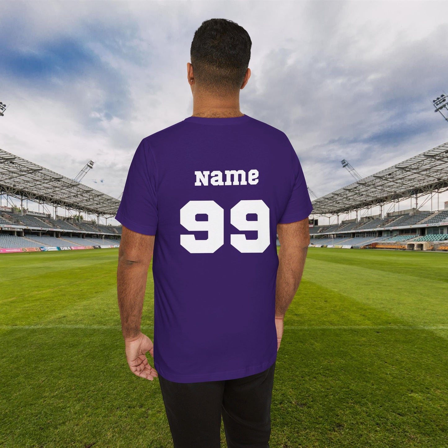 CUSTOM: Bella+Canvas T-Shirt (SS) Soccer Dad | Finance [Player Name | Number]