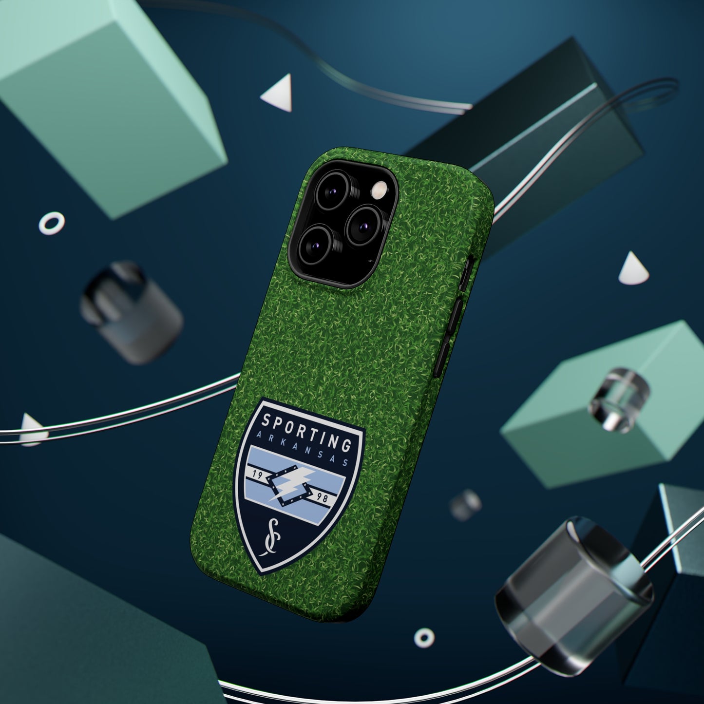 MagSafe Tough Case (iPhone)  (Soccer Pitch Pattern)