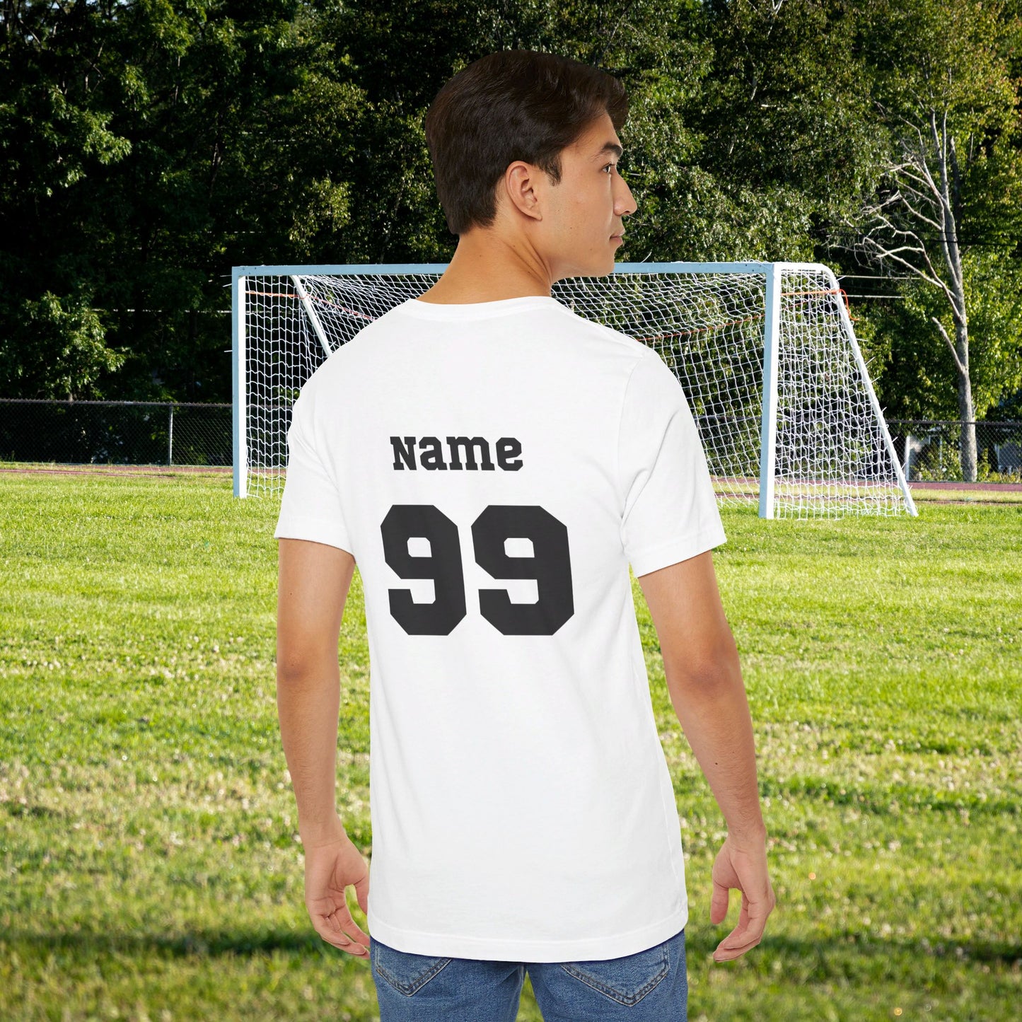 CUSTOM: Bella+Canvas T-Shirt (SS) Soccer Sideline Social Club [Player Name | Number]