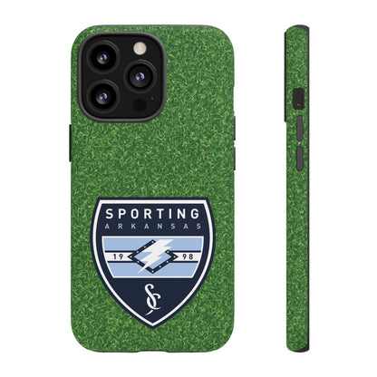 Tough Case (iPhone)  (Soccer Pitch Pattern)