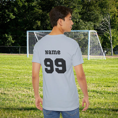 CUSTOM: Bella+Canvas T-Shirt (SS) Soccer Sideline Social Club [Player Name | Number]