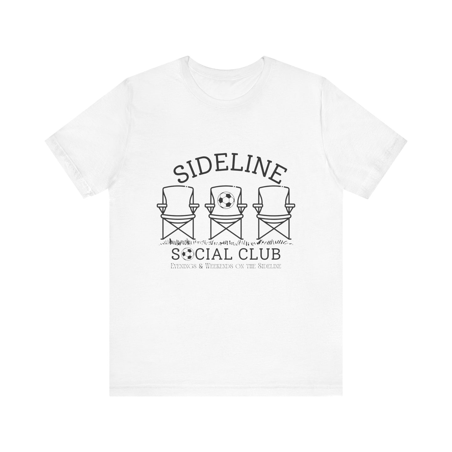 CUSTOM: Bella+Canvas T-Shirt (SS) Soccer Sideline Social Club [Player Name | Number]