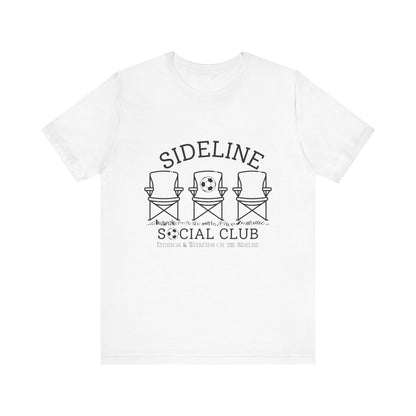 CUSTOM: Bella+Canvas T-Shirt (SS) Soccer Sideline Social Club [Player Name | Number]