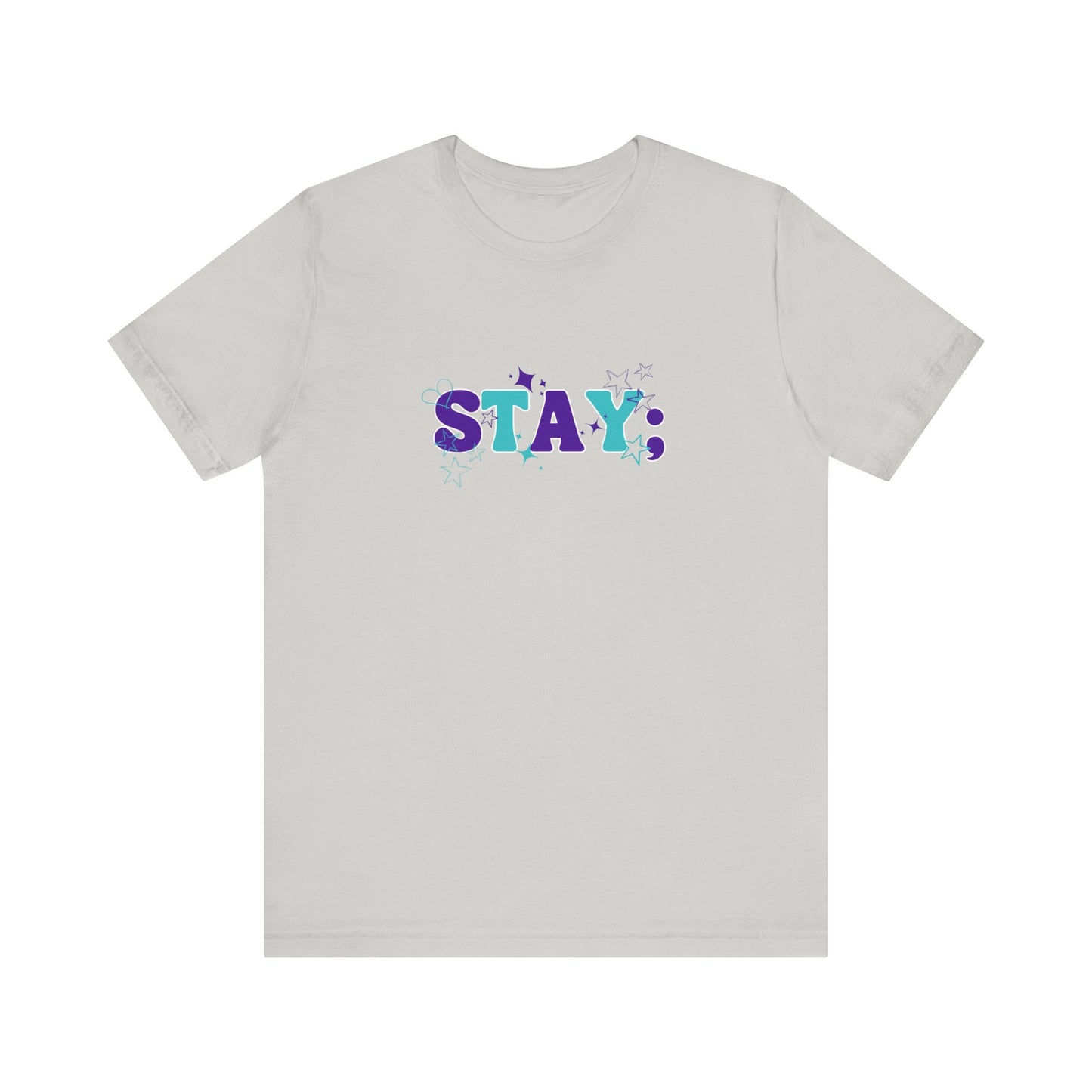 Bella+Canvas T-Shirt (SS) Stay; Teal|Purple