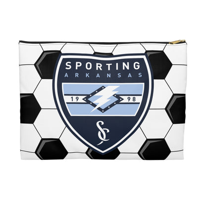 Accessory Pouch  (Soccer Ball Pattern)