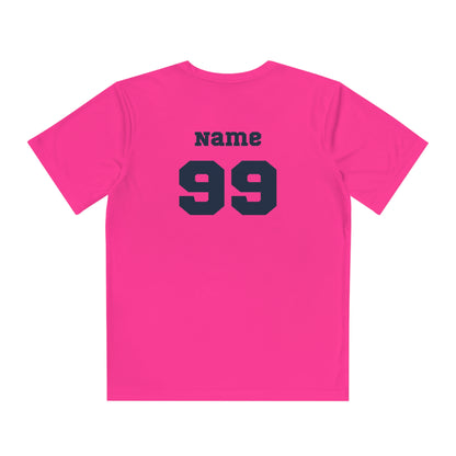 CUSTOM: Sport-Tek Youth T-Shirt (SS) Moisture Wicking  [Player Name | Number]