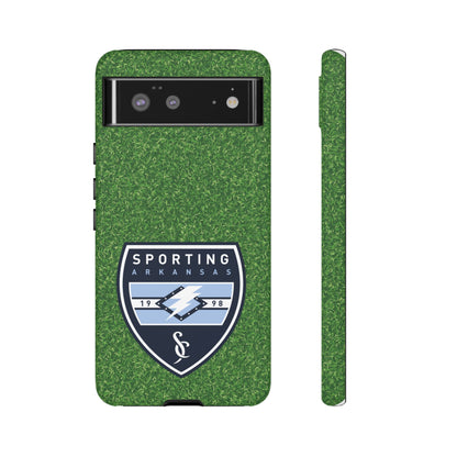 Tough Case (Pixel)  (Soccer Pitch Pattern)