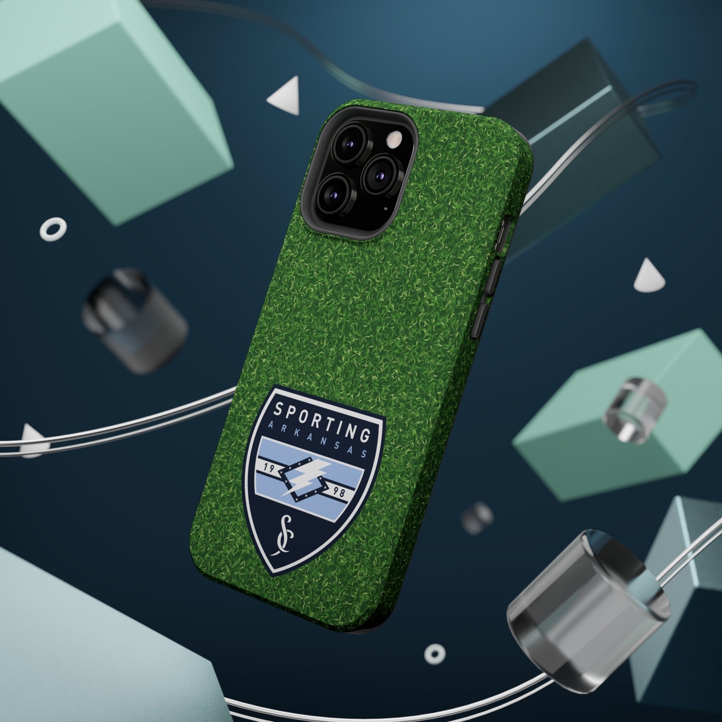 MagSafe Tough Case (iPhone)  (Soccer Pitch Pattern)