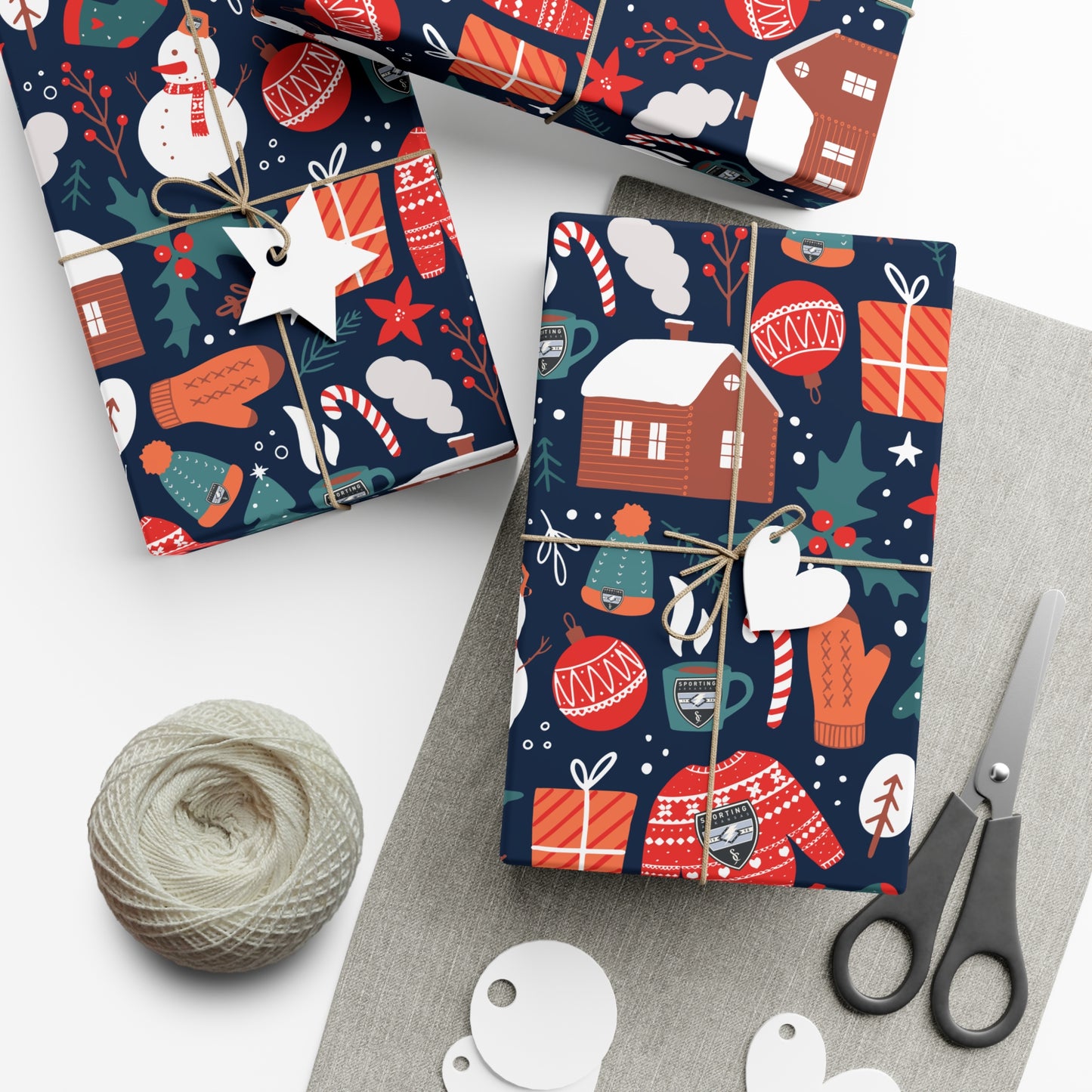 Holiday Gift Wrap  (Holiday Sweater Pattern)