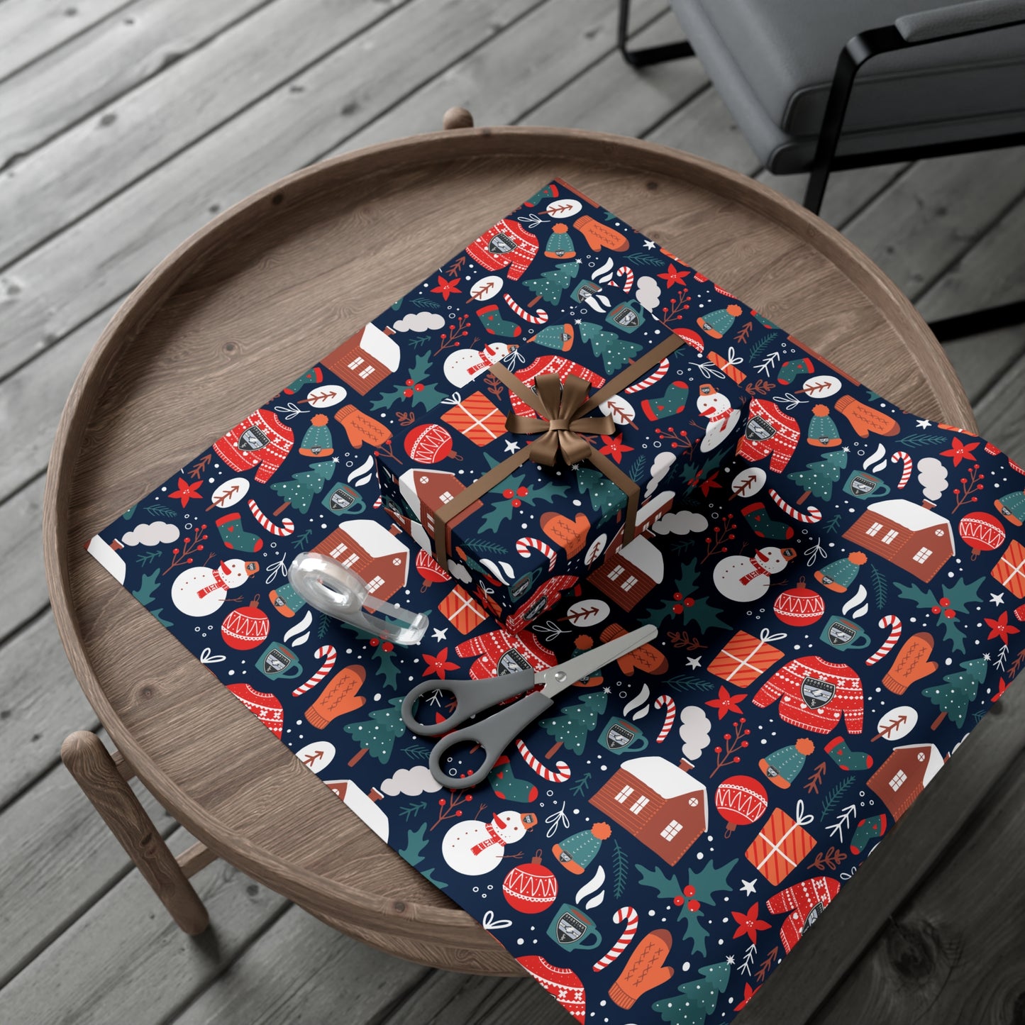 Holiday Gift Wrap  (Holiday Sweater Pattern)