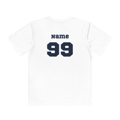 CUSTOM: Sport-Tek Youth T-Shirt (SS) Moisture Wicking  [Player Name | Number]