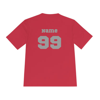 CUSTOM: Sport-Tek T-Shirt (SS) Moisture Wicking  [Player Name | Number]