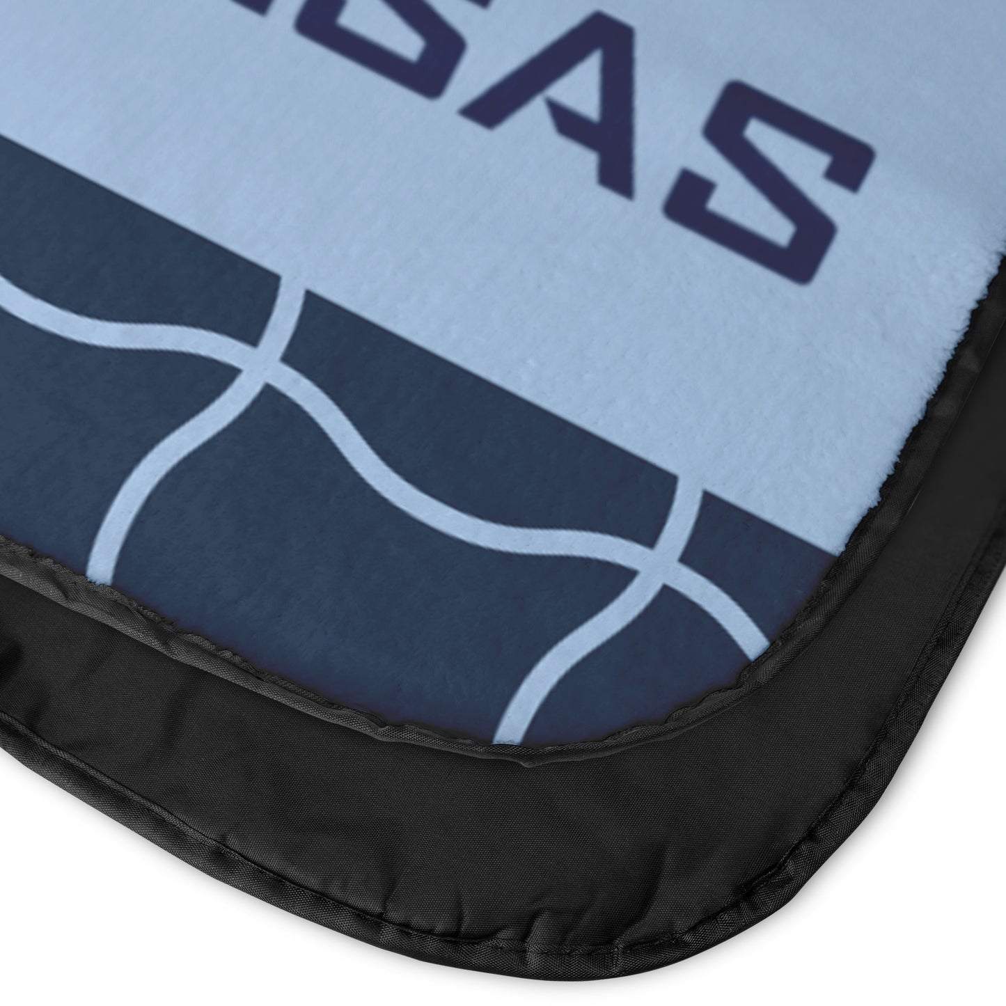 CUSTOM: Fleece Stadium Blanket  (Soccer Net Pattern) [Player Name] (51in x 61in)