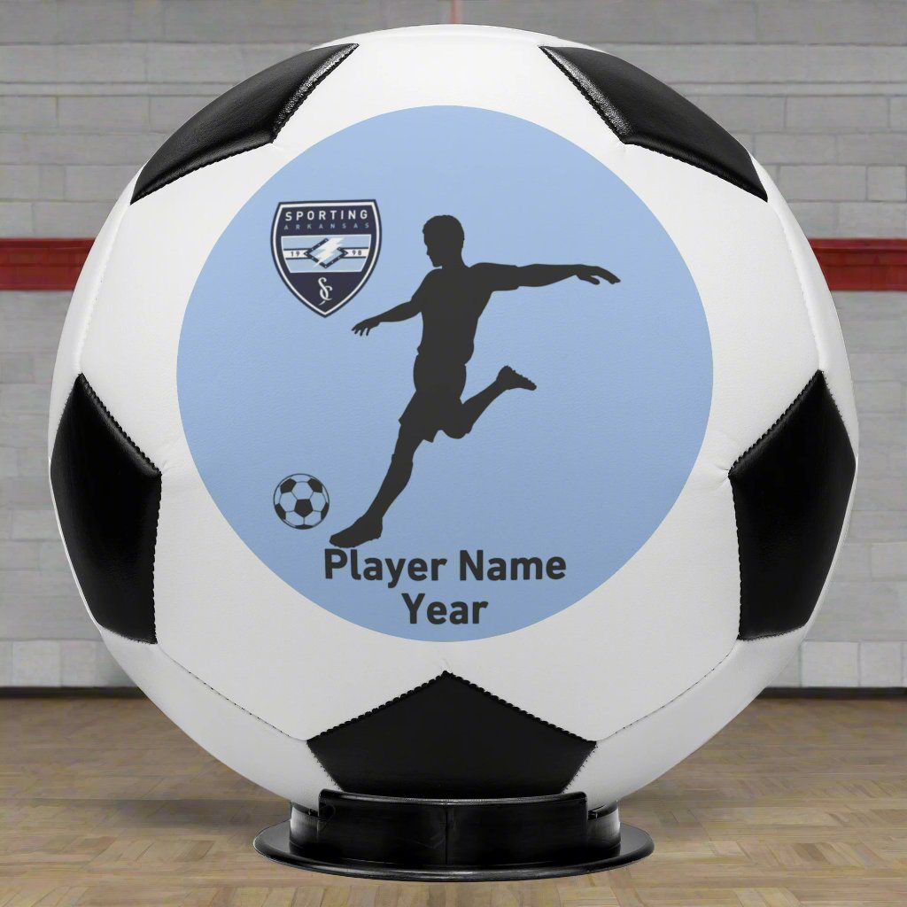 CUSTOM: Soccer Ball  [Player Photo | Name | Year] (26in)