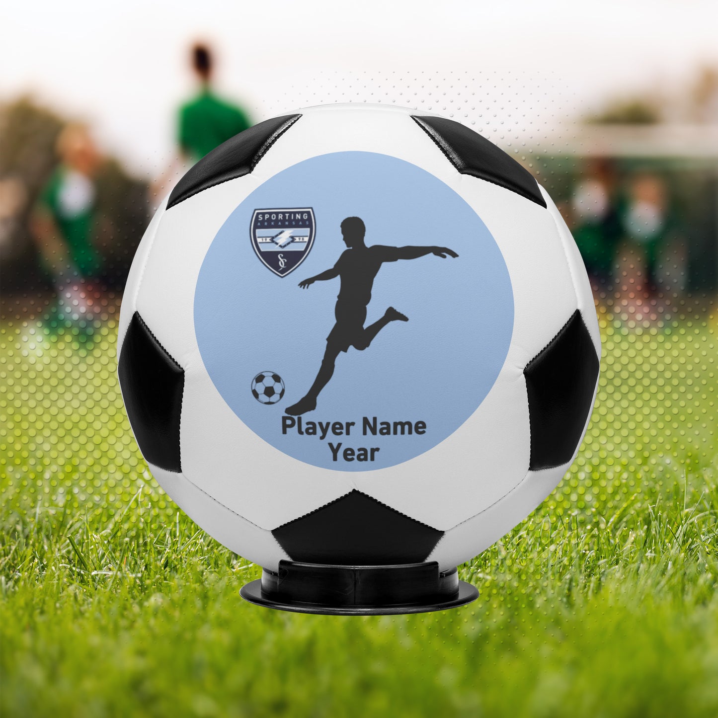 CUSTOM: Soccer Ball  [Player Photo | Name | Year] (26in)