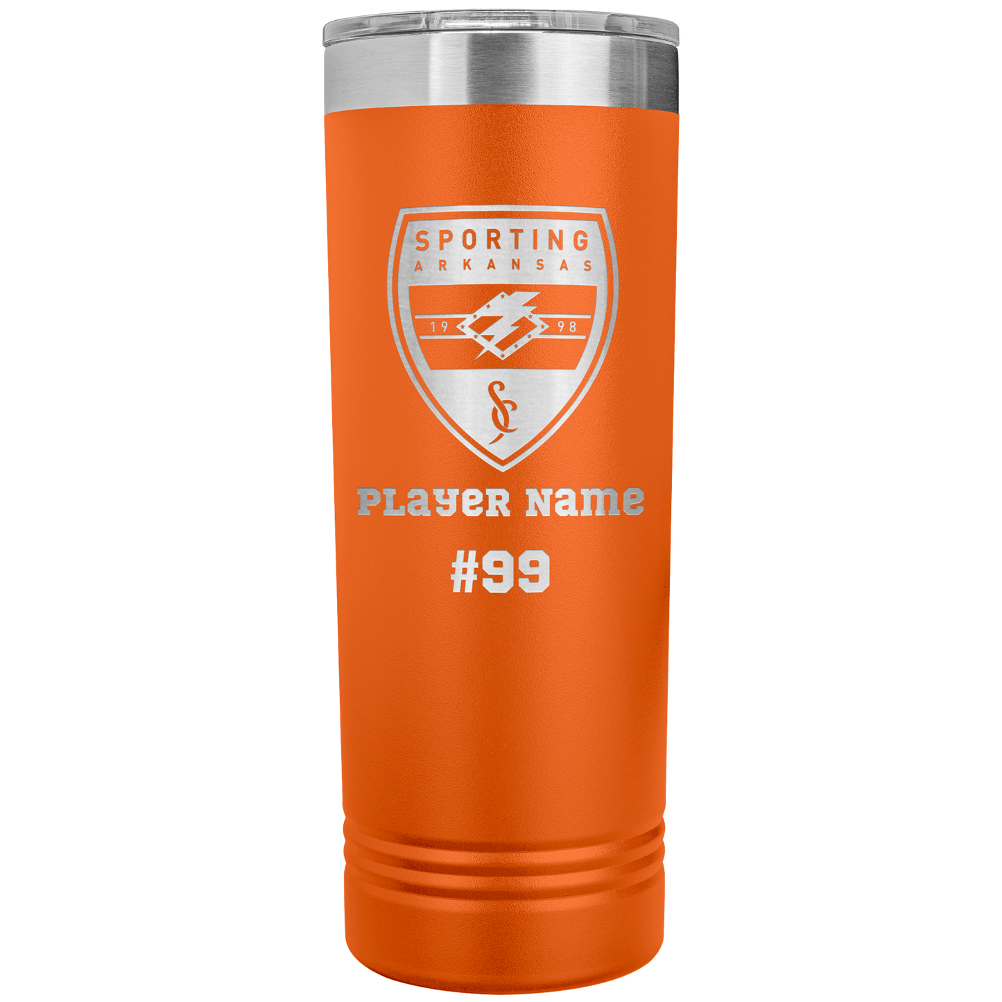 CUSTOM: Polar Camel SS Insulated Skinny Tumbler   [Player Name | Number] (22oz)