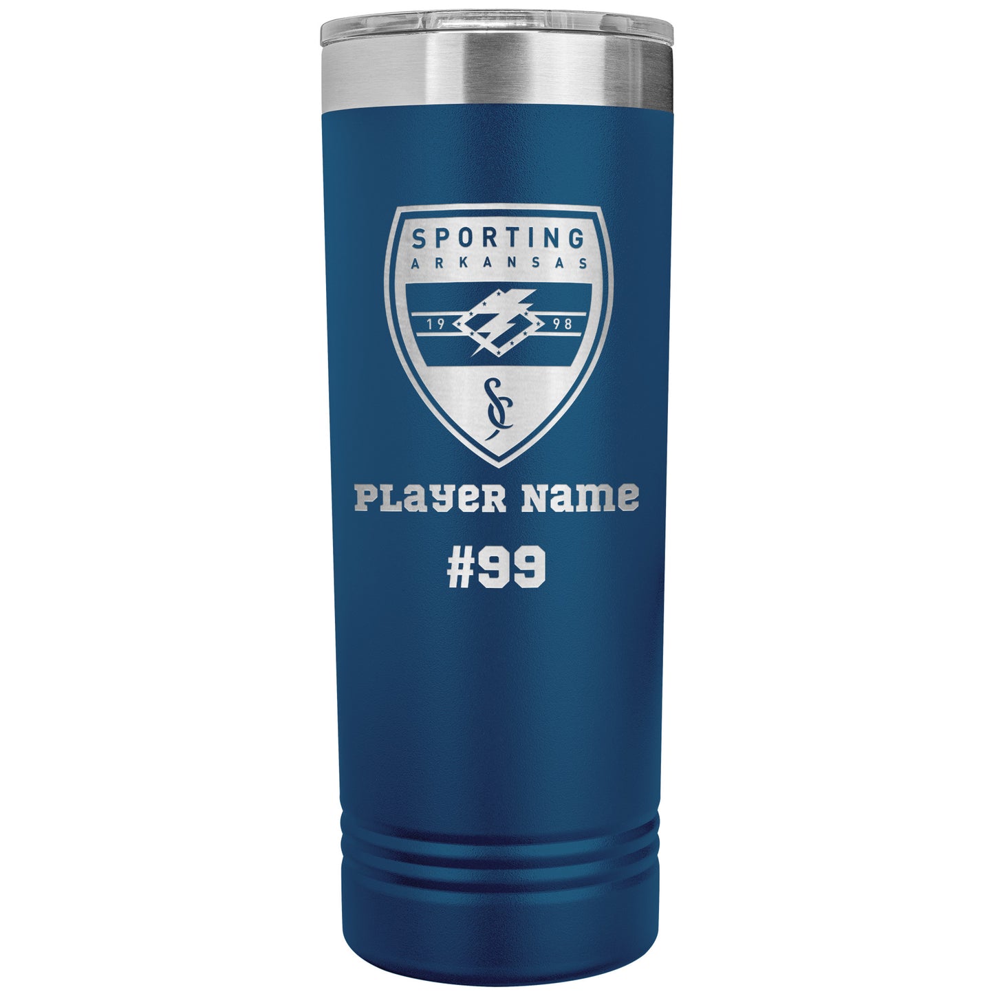 CUSTOM: Polar Camel SS Insulated Skinny Tumbler   [Player Name | Number] (22oz)