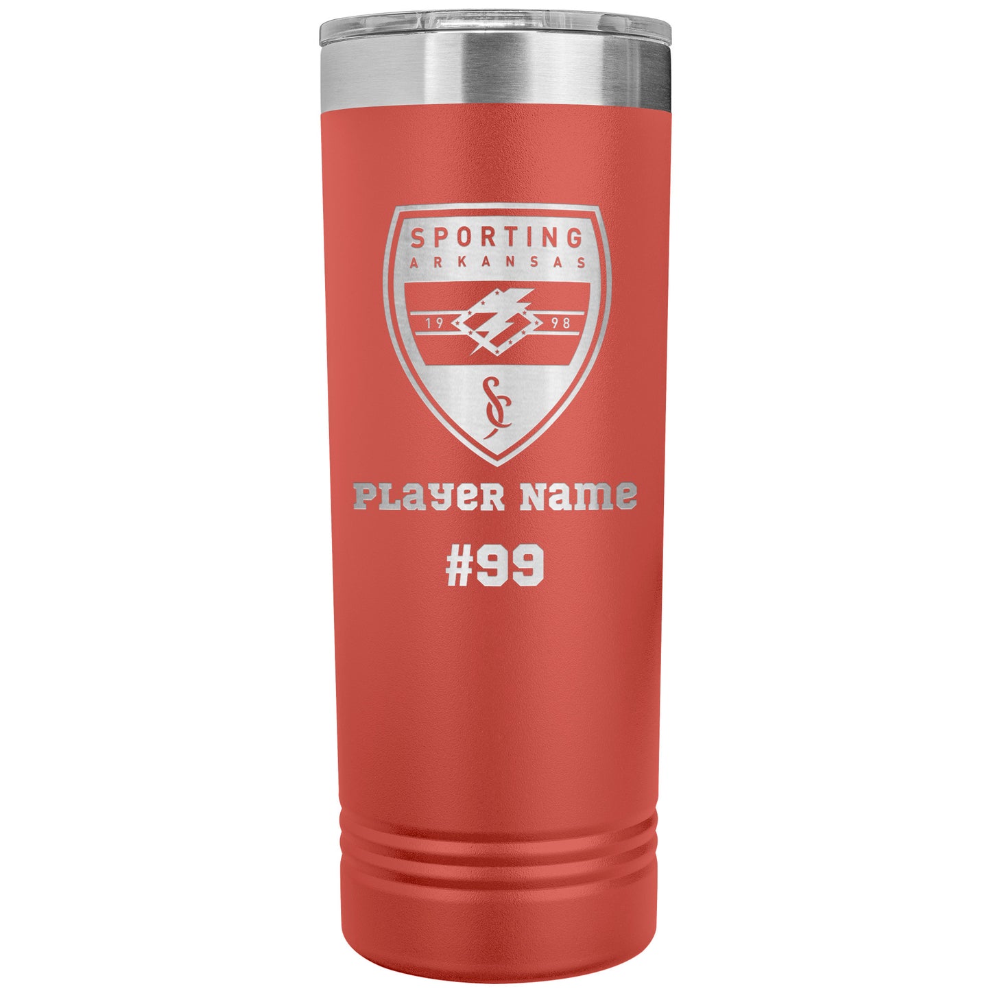 CUSTOM: Polar Camel SS Insulated Skinny Tumbler   [Player Name | Number] (22oz)