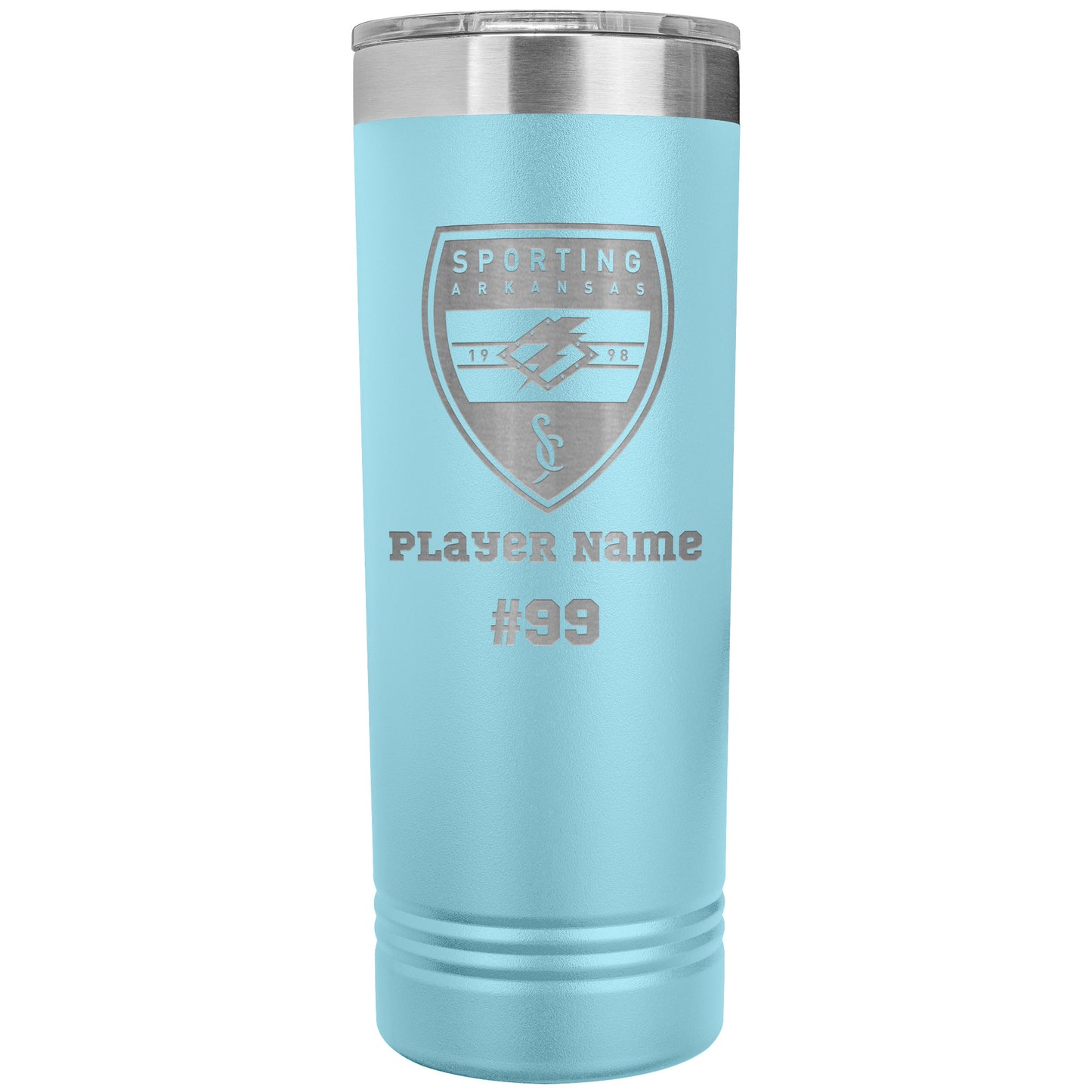 CUSTOM: Polar Camel SS Insulated Skinny Tumbler   [Player Name | Number] (22oz)