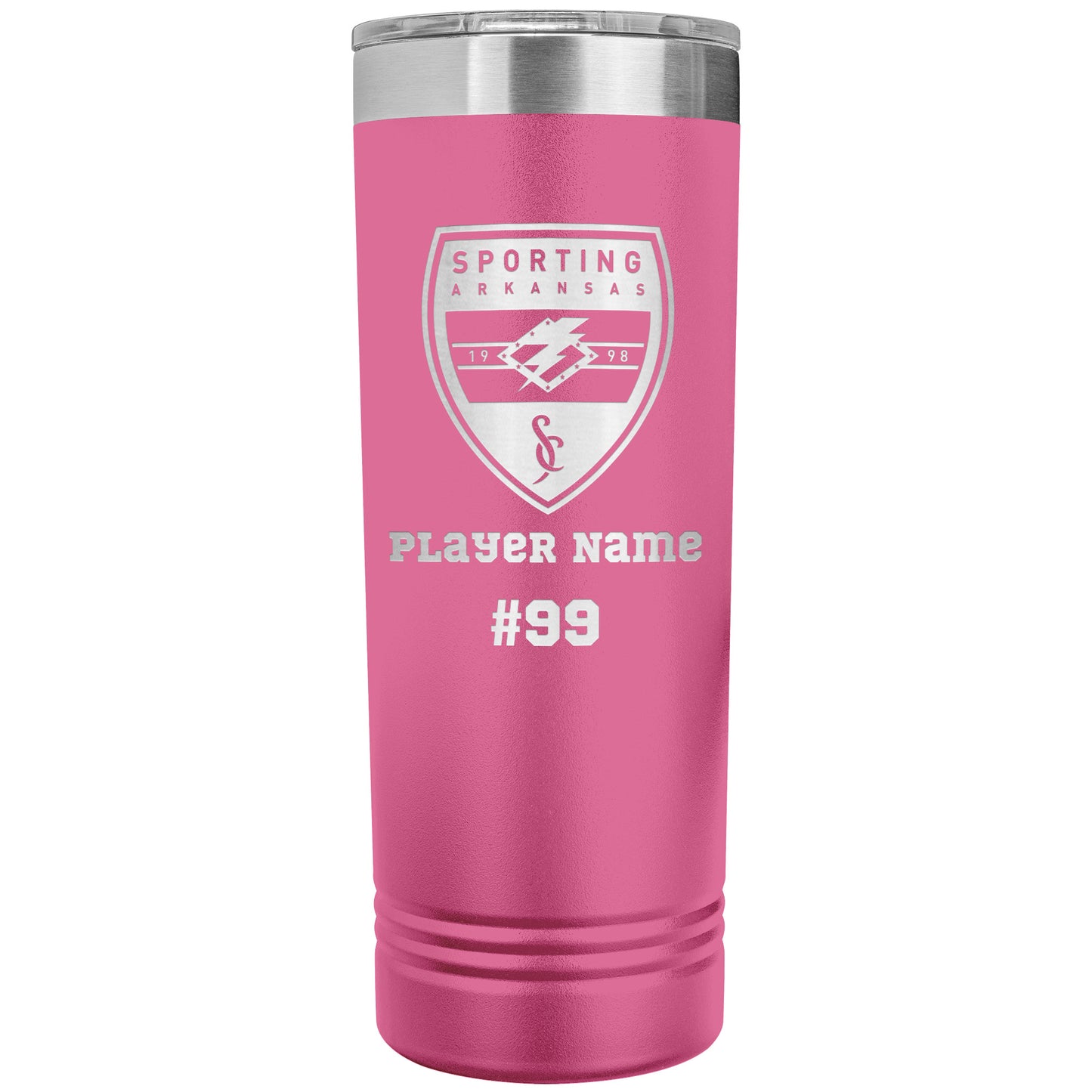 CUSTOM: Polar Camel SS Insulated Skinny Tumbler   [Player Name | Number] (22oz)