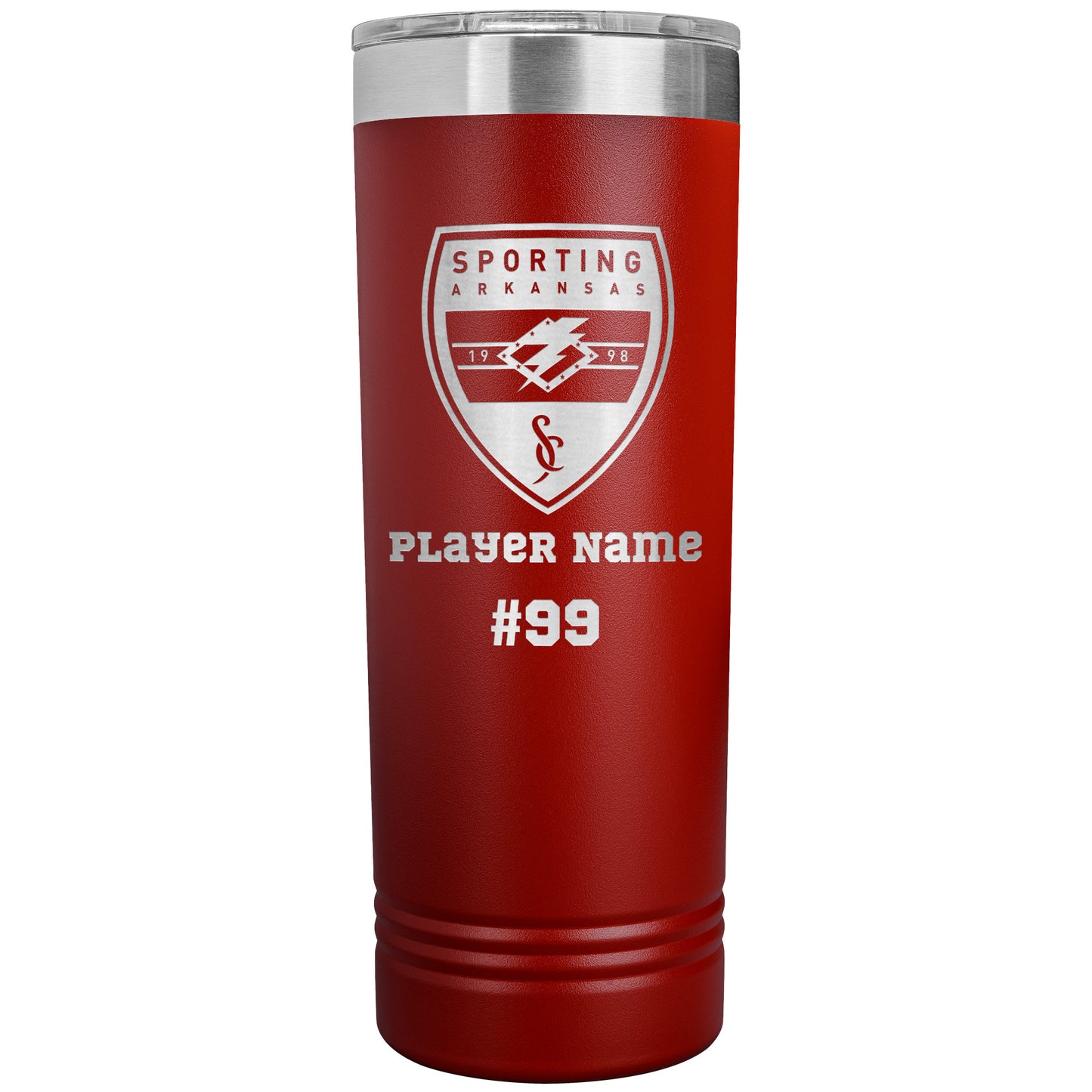 CUSTOM: Polar Camel SS Insulated Skinny Tumbler   [Player Name | Number] (22oz)