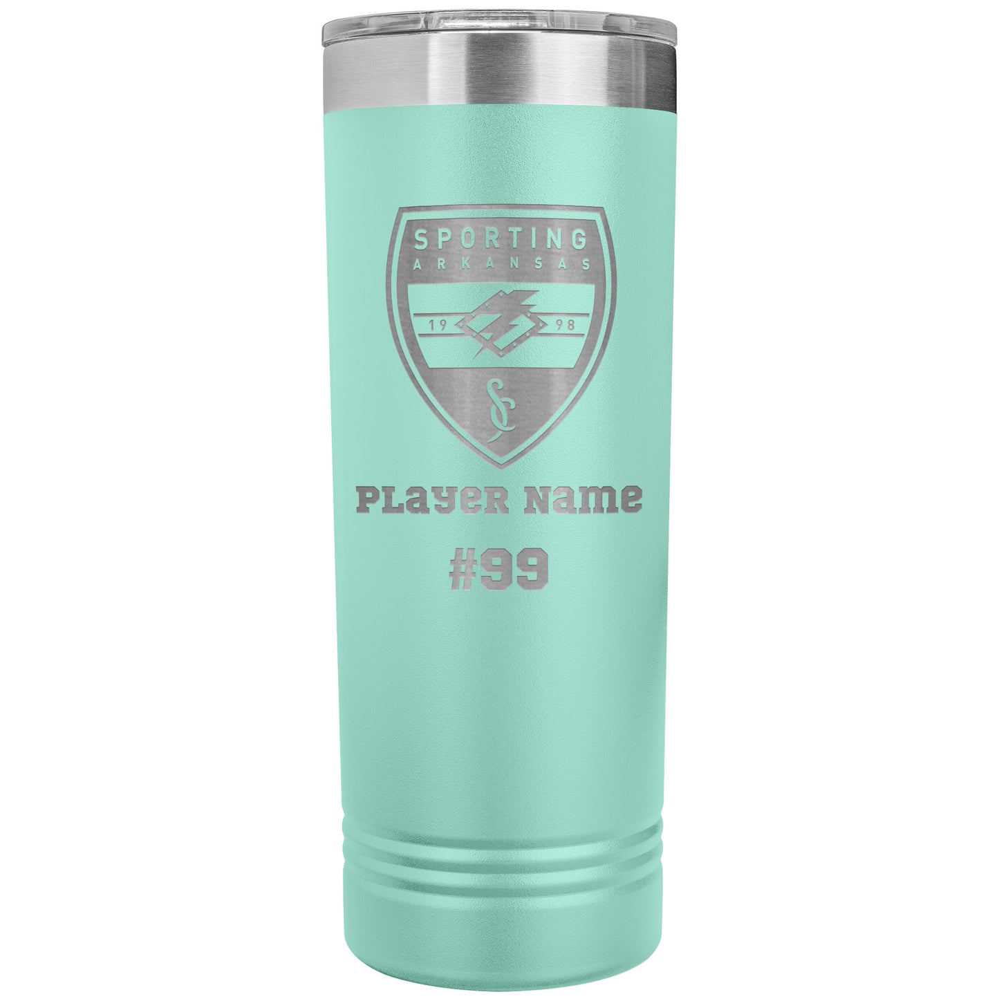 CUSTOM: Polar Camel SS Insulated Skinny Tumbler   [Player Name | Number] (22oz)