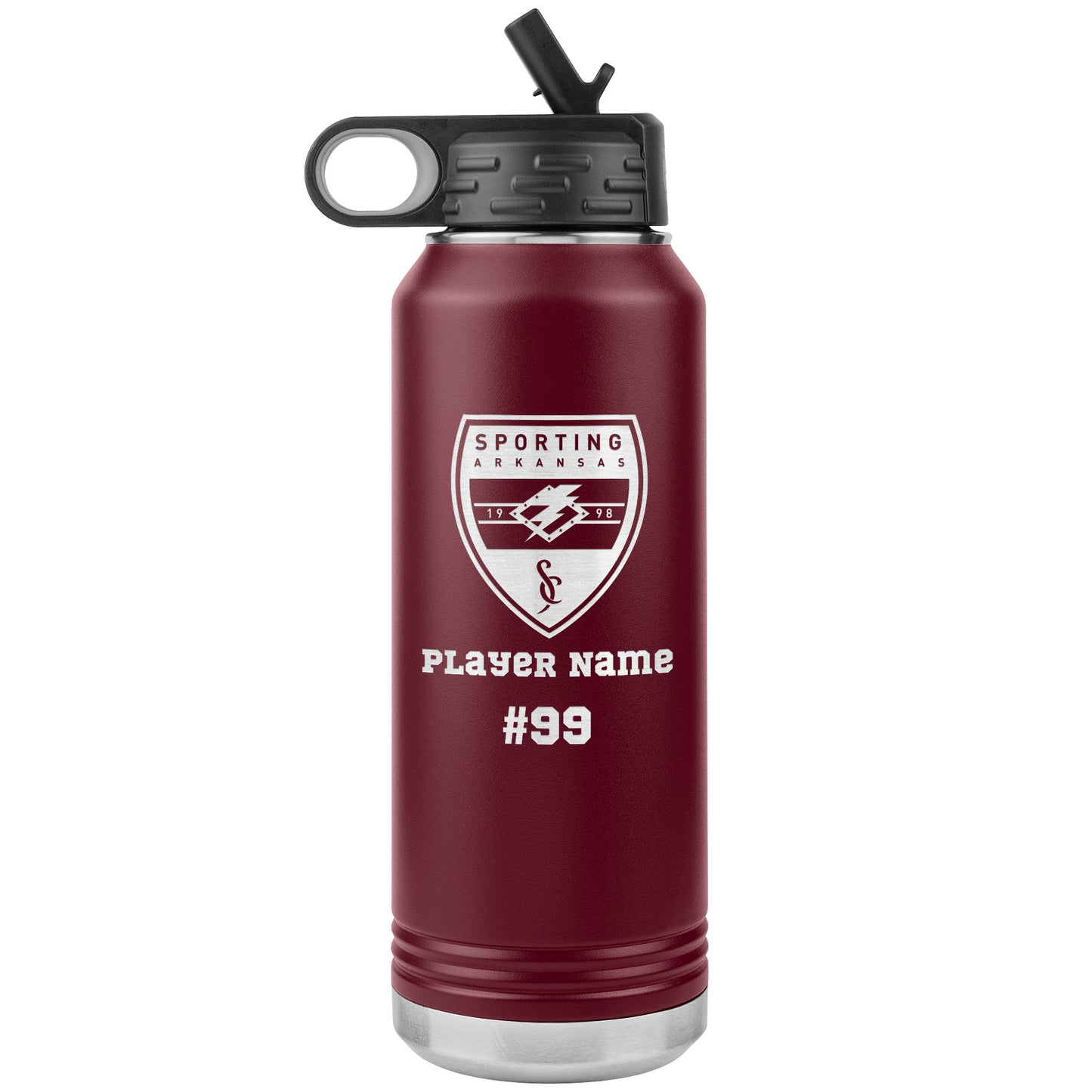 CUSTOM: Polar Camel SS Insulated Water Bottle  [Player Name | Number] (32oz)