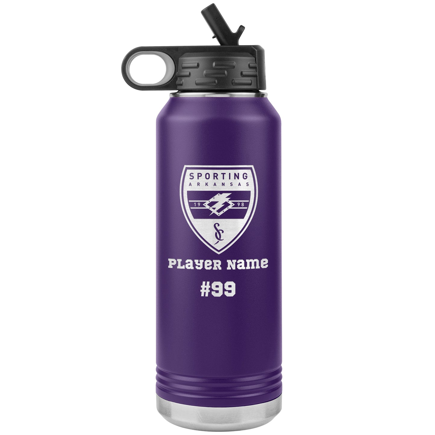 CUSTOM: Polar Camel SS Insulated Water Bottle  [Player Name | Number] (32oz)
